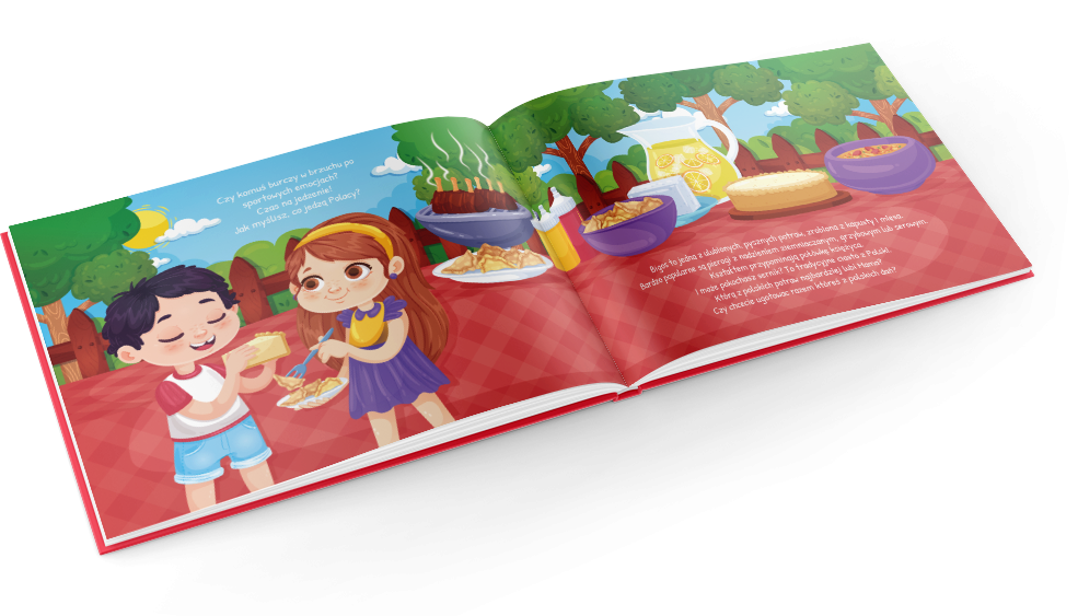Polish traditional dances or traditional food: kids discover more in this book about Poland